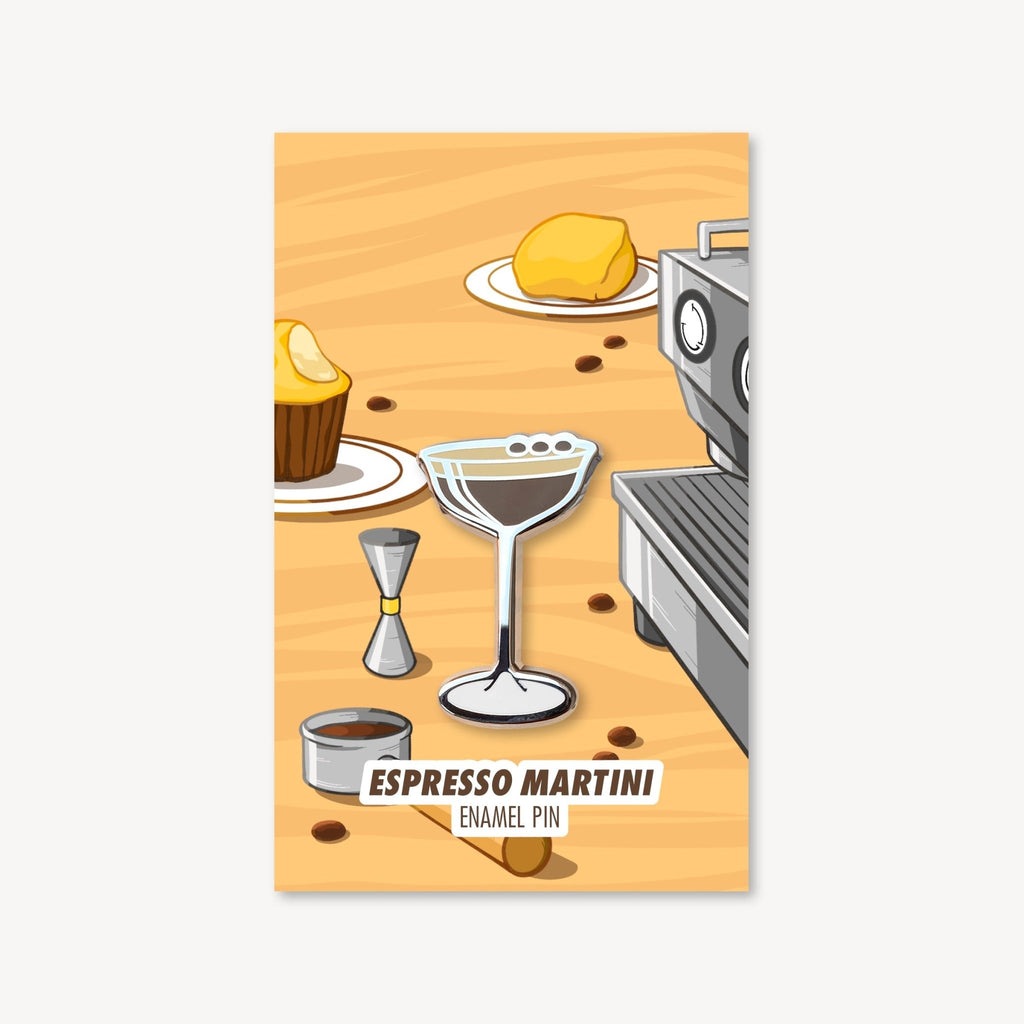 Espresso Martini Cocktail Pin - Shop Avnu