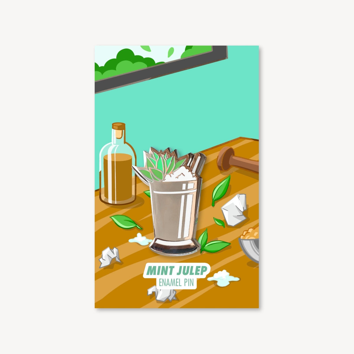 Mint Julep Cocktail Pin - Shop Avnu