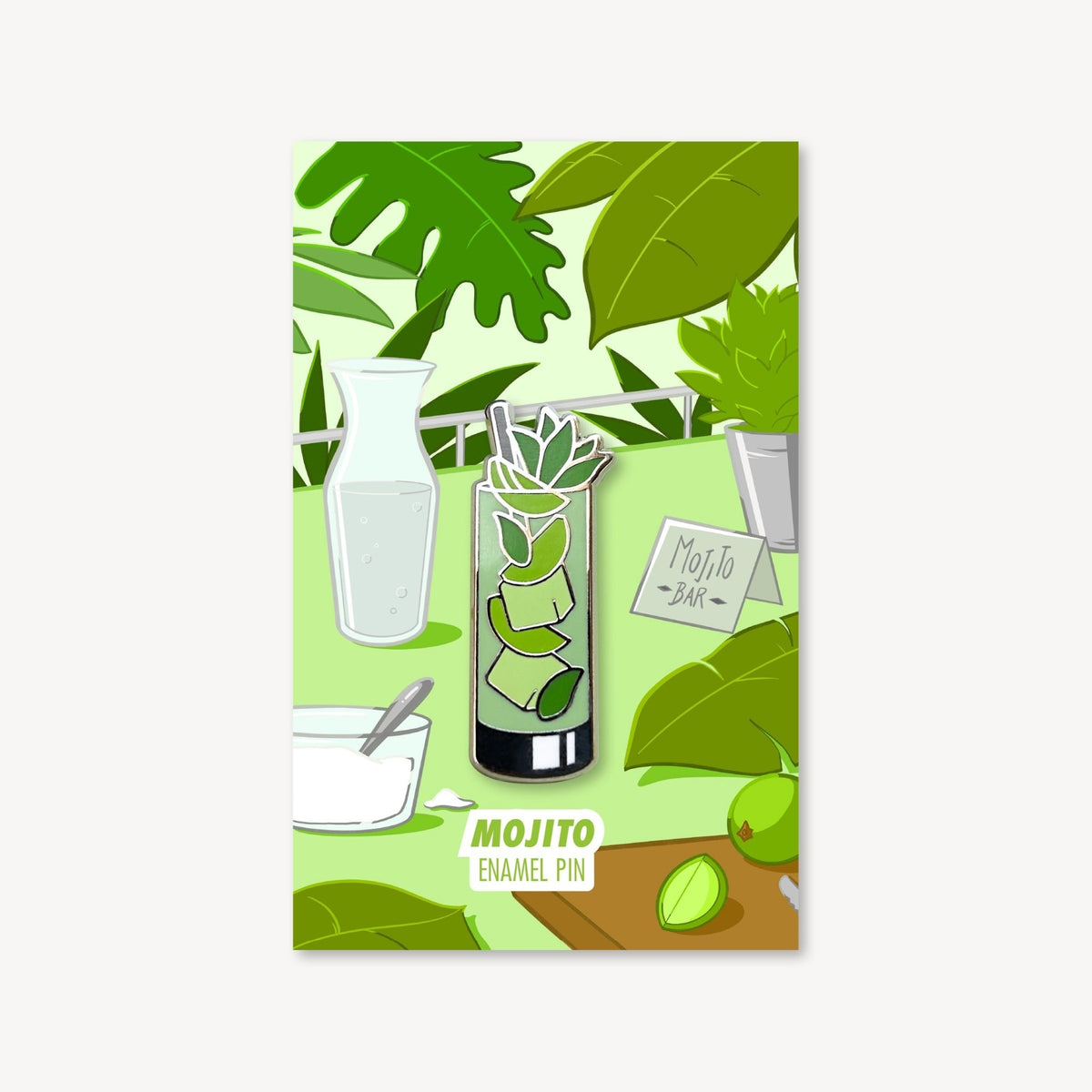 Mojito Cocktail Pin - Shop Avnu