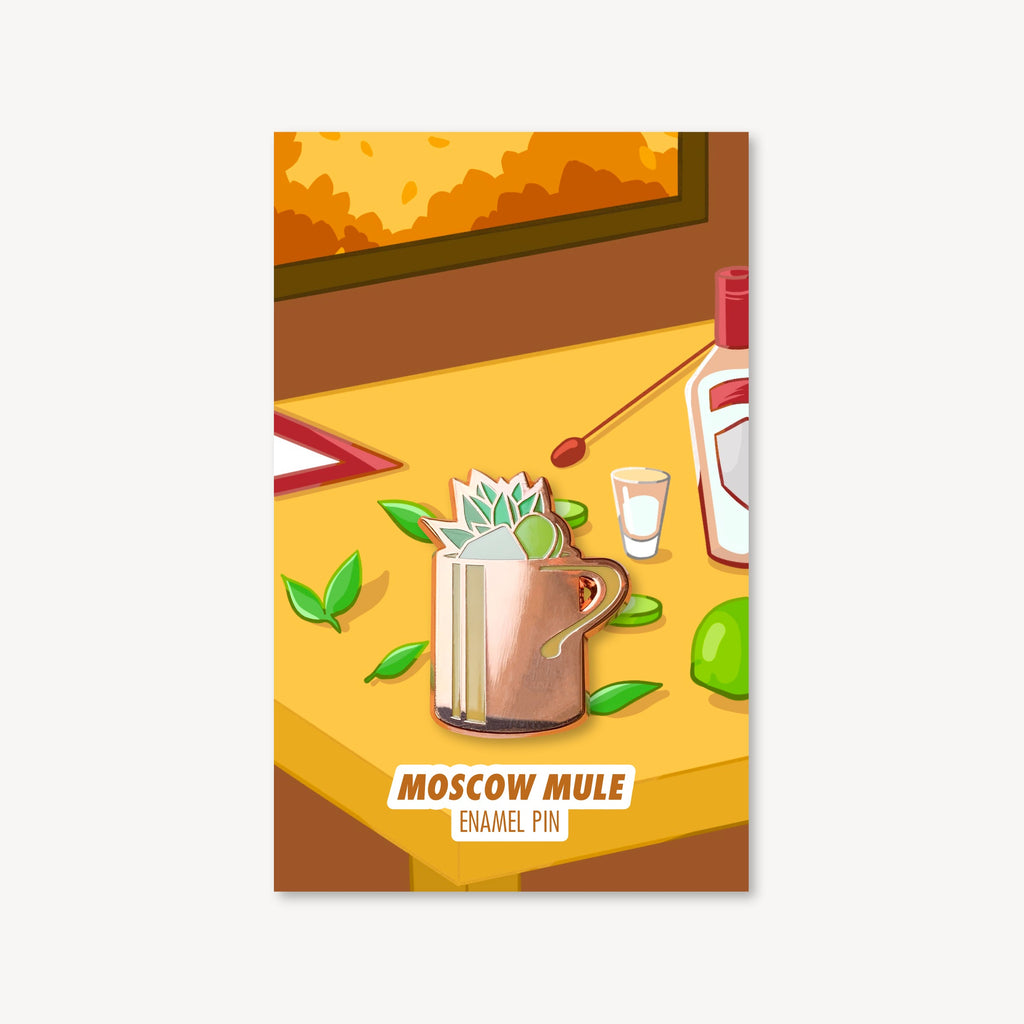 Moscow Mule Cocktail Pin