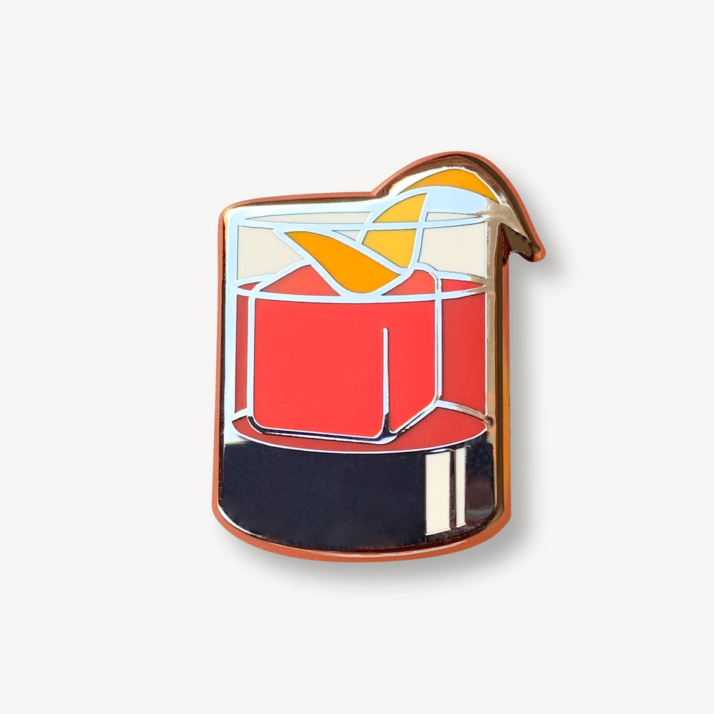 Negroni Cocktail Pin - Shop Avnu