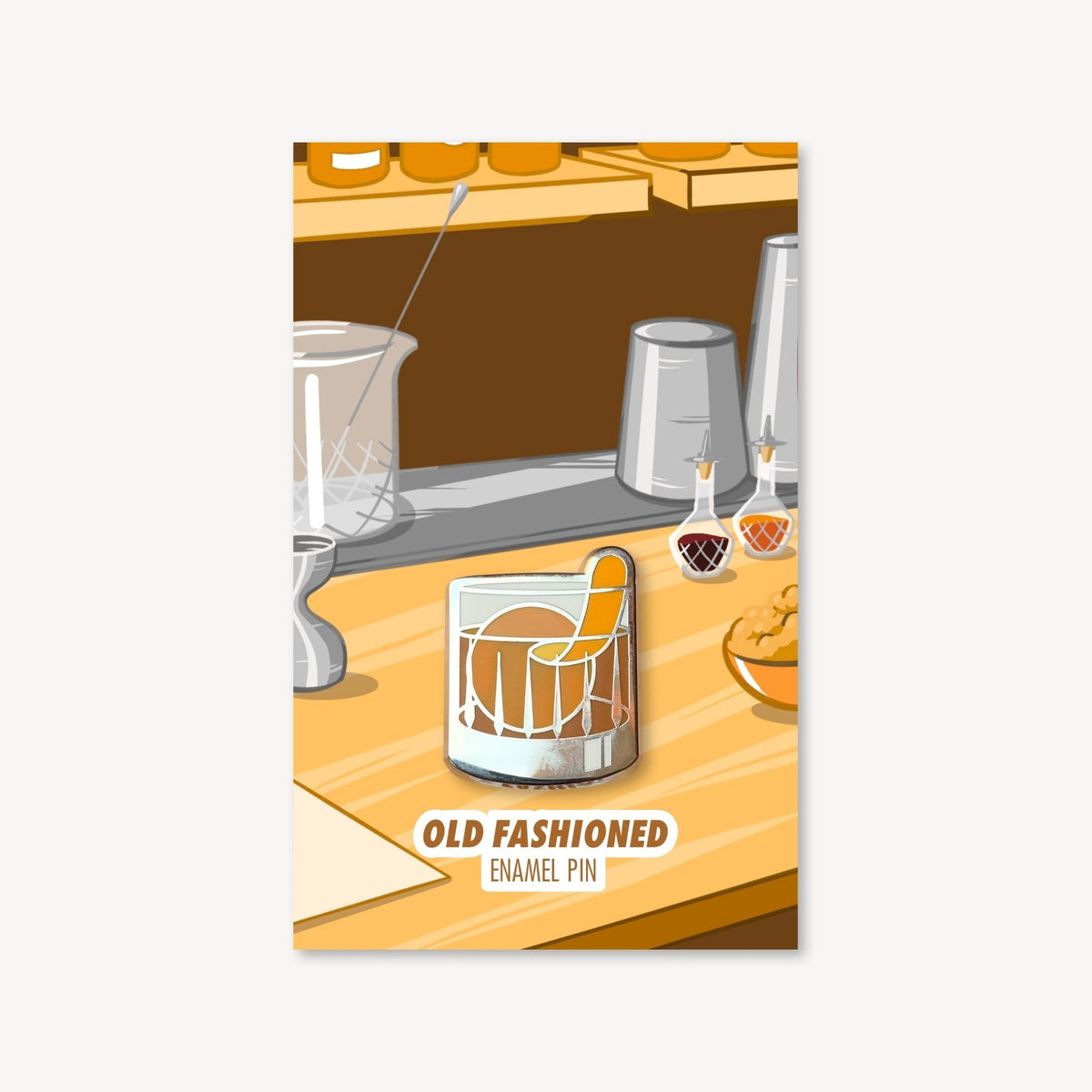 Old Fashioned Cocktail Pin - Shop Avnu