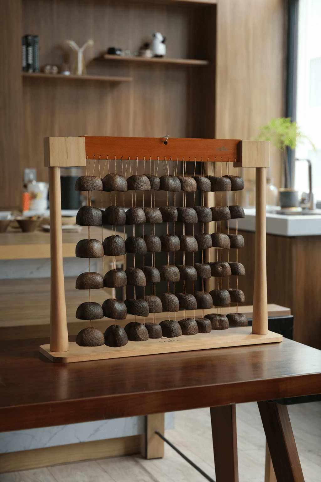 Handmade Salin Water Bellwood Seed Shell Bar Chime – Rainforest Decor