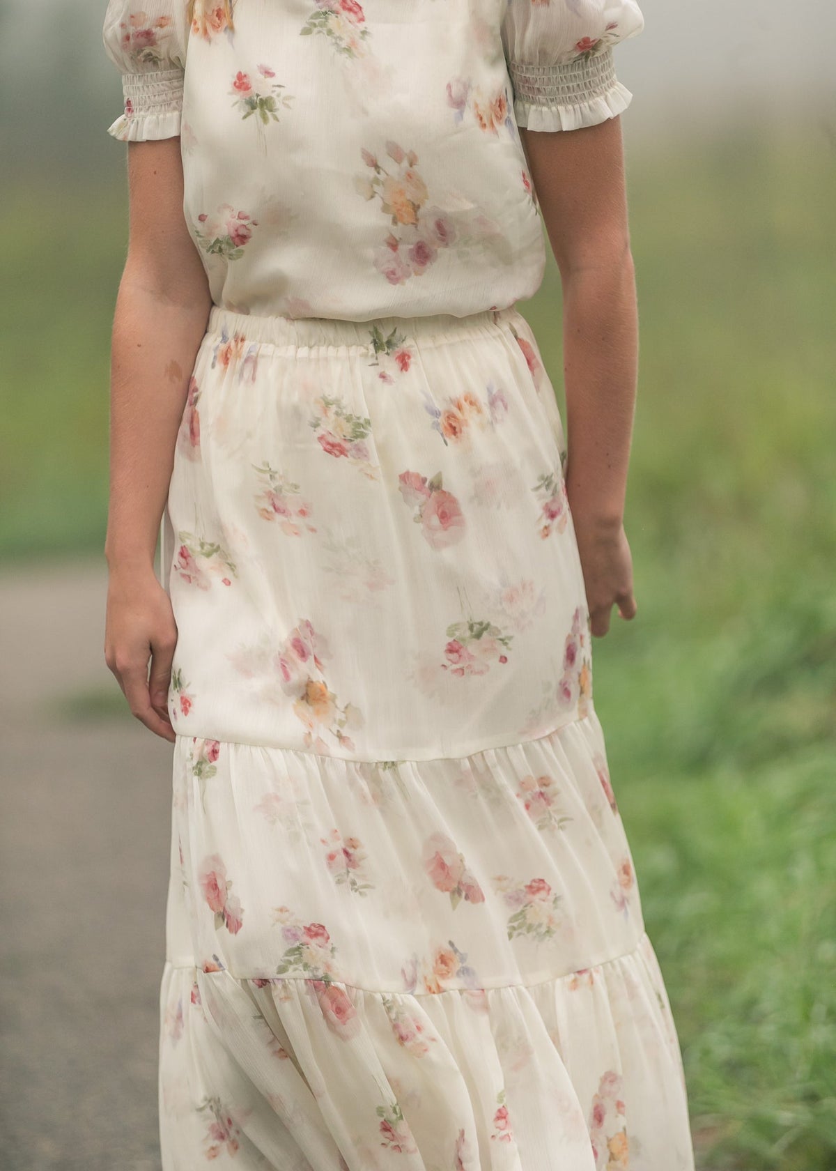 Helena Tiered Maxi Skirt