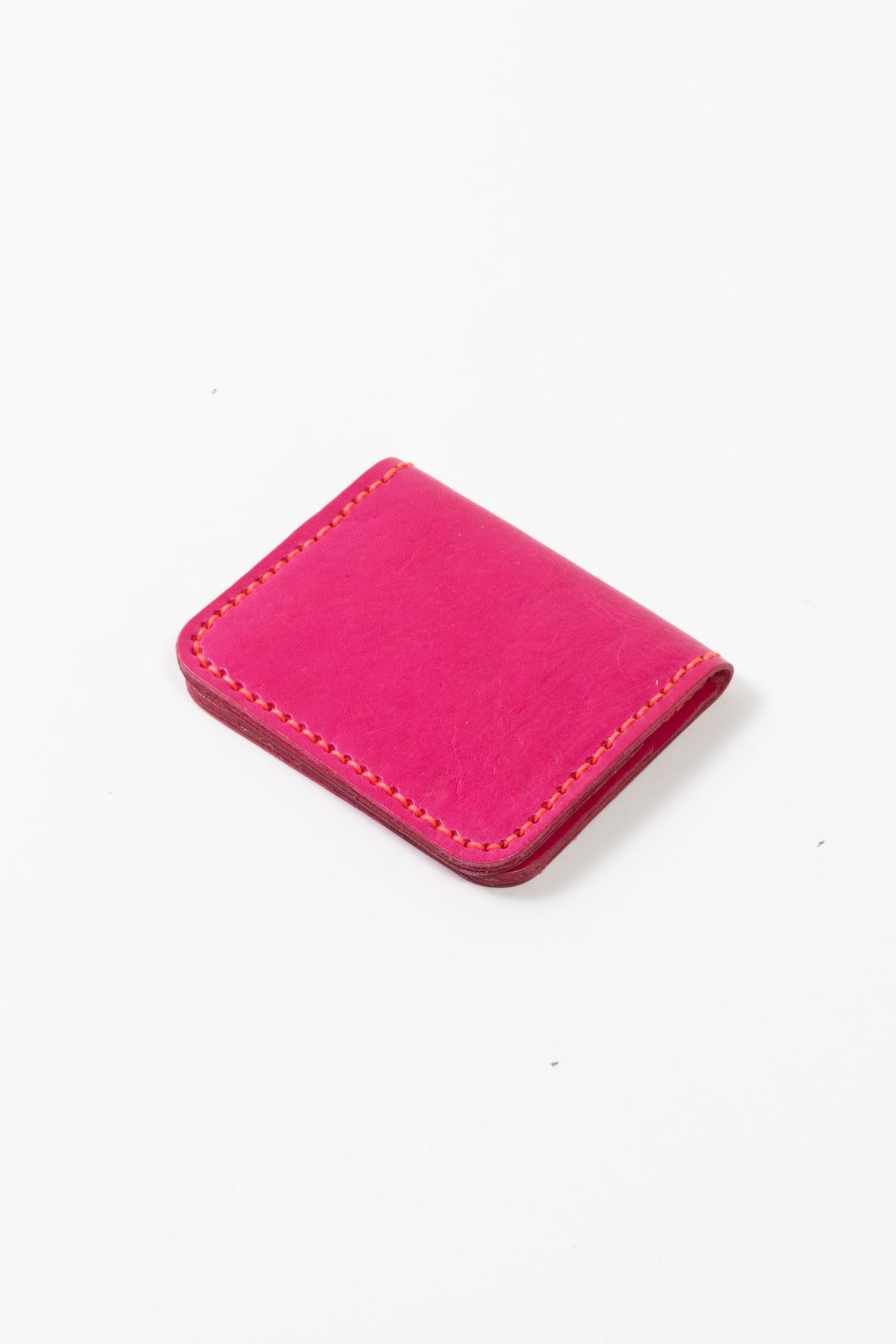 Leather Cardholder Wallet Pink