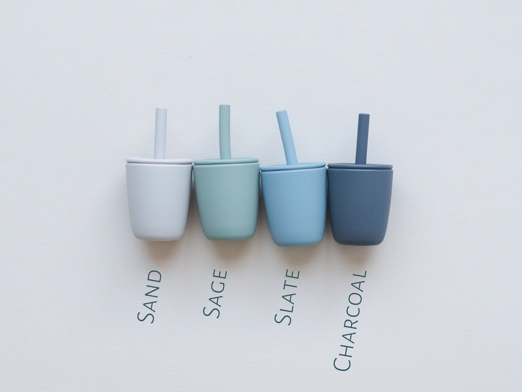 Mini Straw Cup - Silicone Straw Cup for Babies & Young Toddlers - Shop Avnu