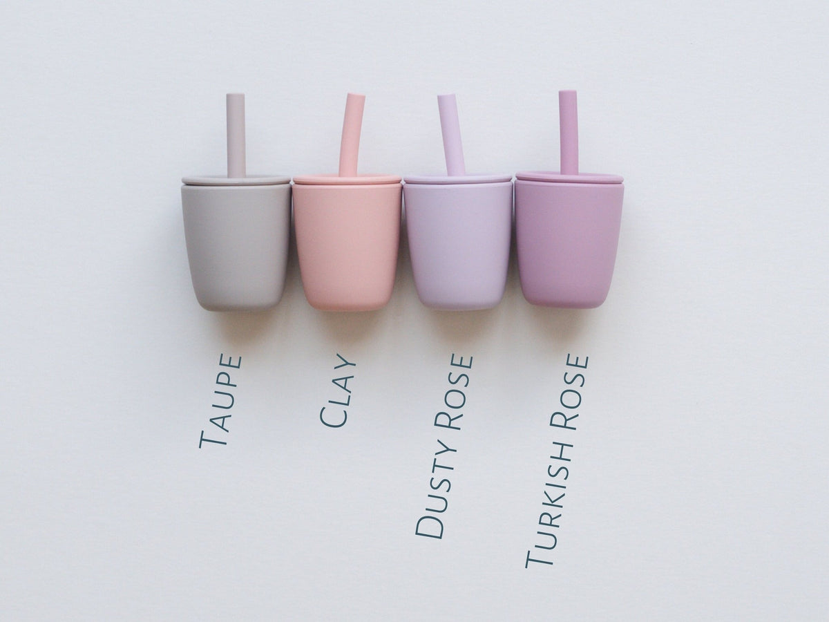 Mini Straw Cup - Silicone Straw Cup for Babies & Young Toddlers - Shop Avnu