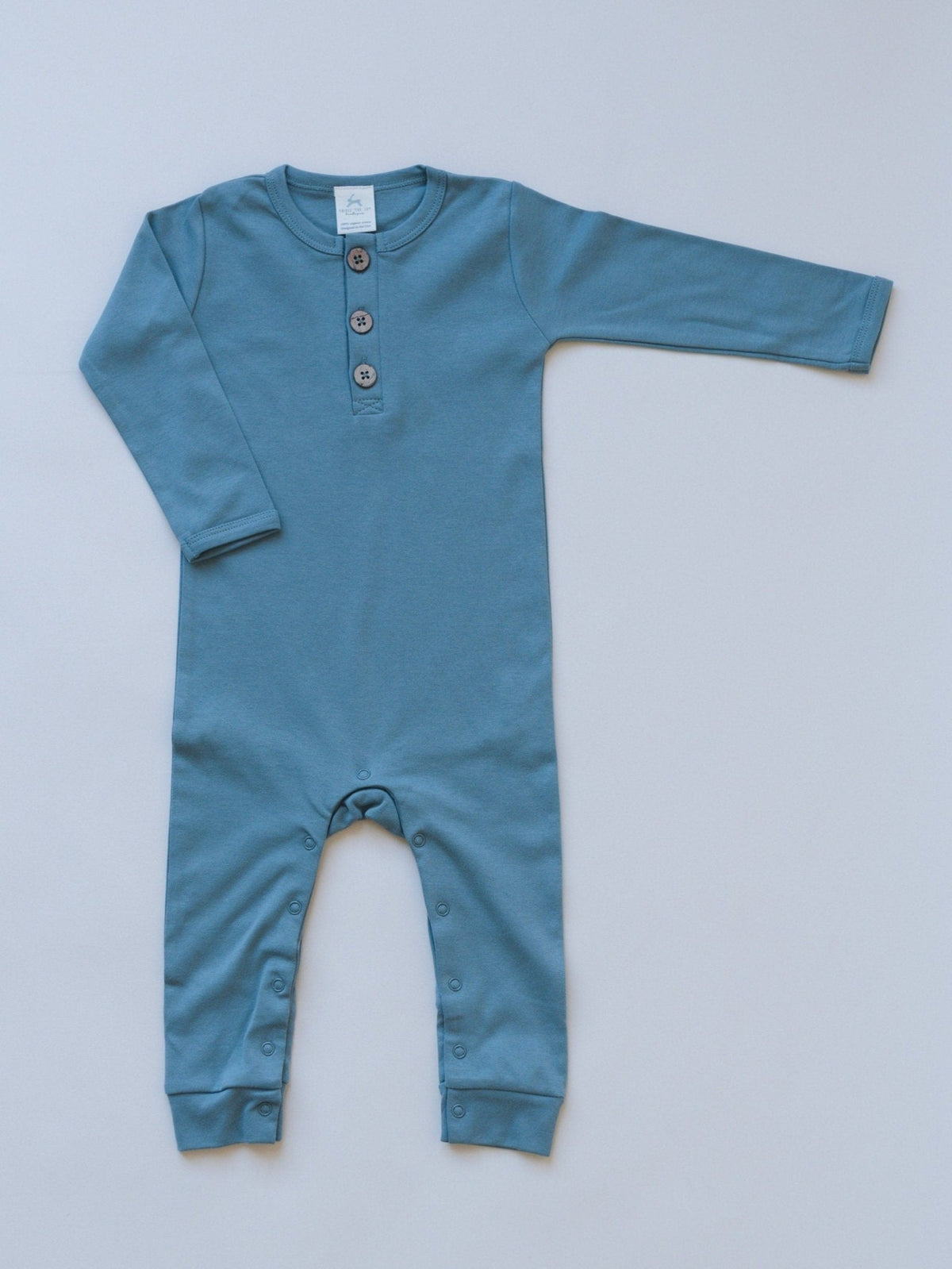 Organic Cotton Henley Romper - Shop Avnu