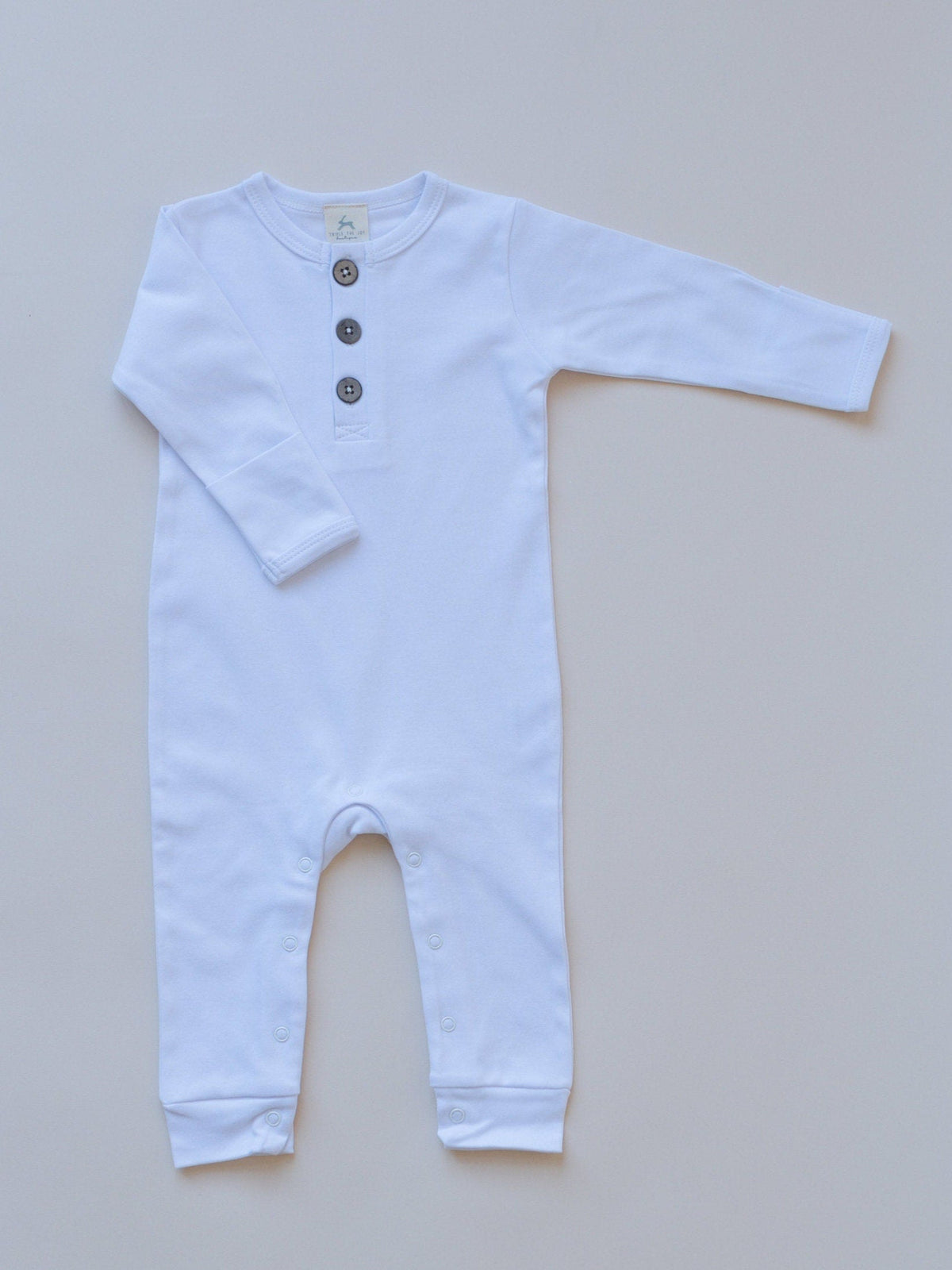 Organic Cotton Henley Romper - Shop Avnu