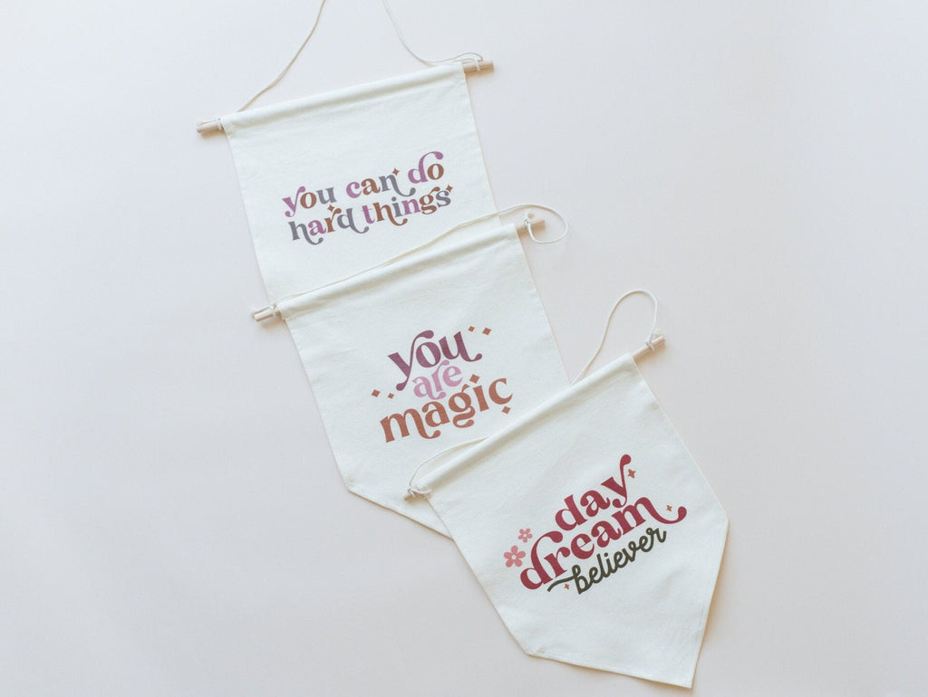 Daydream Believer Canvas Pennant - Shop Avnu