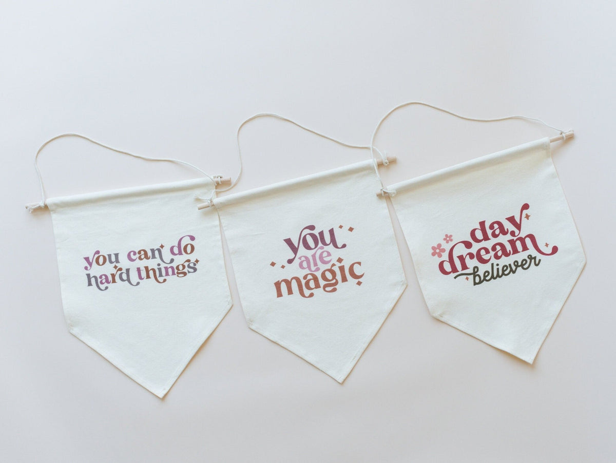 Daydream Believer Canvas Pennant - Shop Avnu