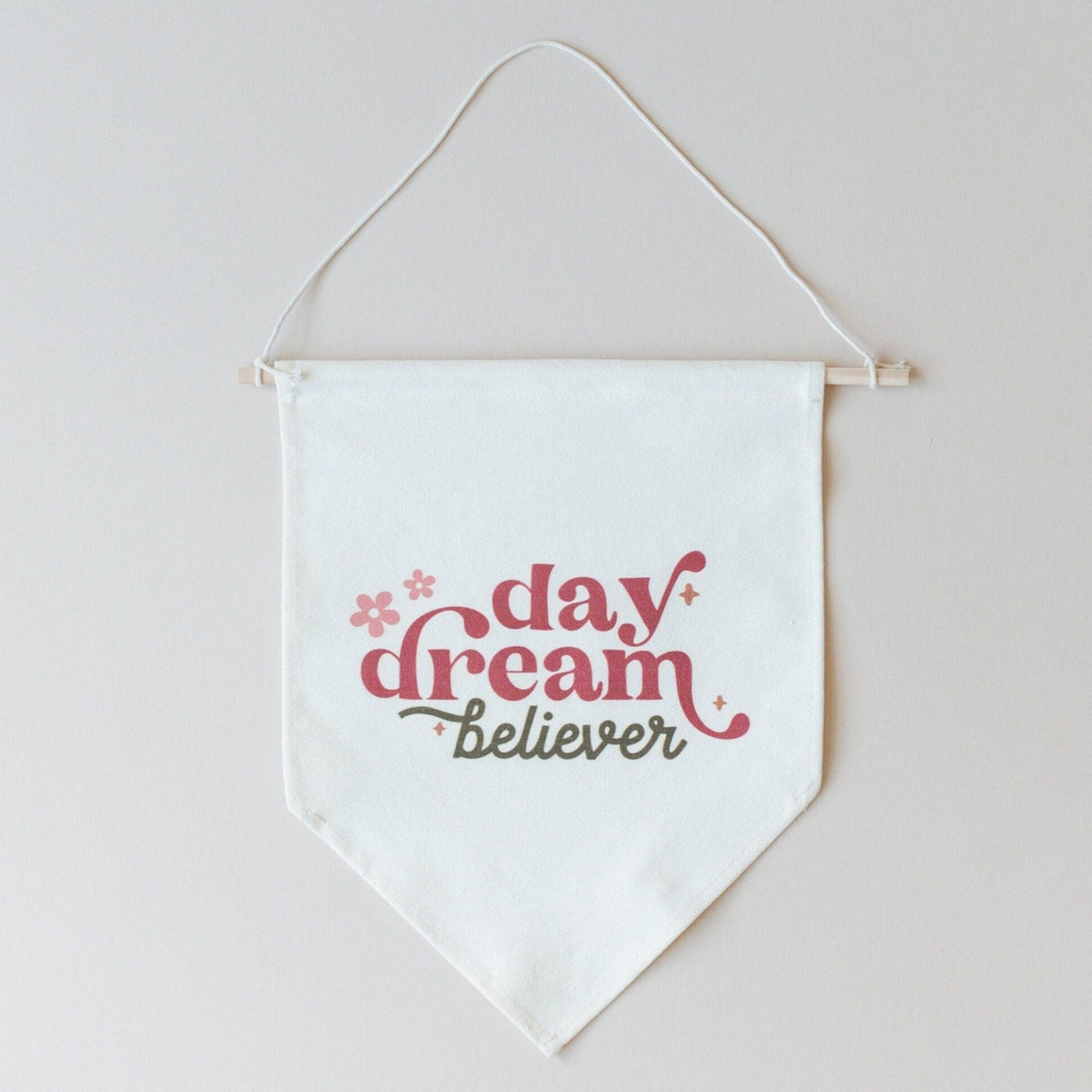 Daydream Believer Canvas Pennant - Shop Avnu