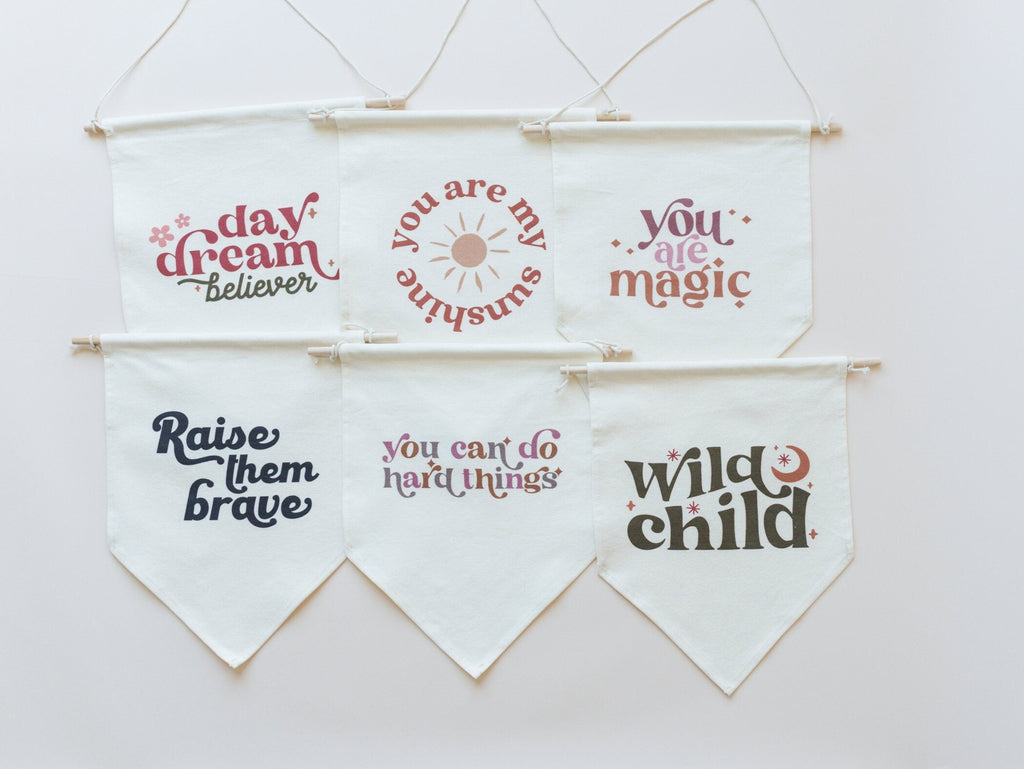 Daydream Believer Canvas Pennant - Shop Avnu