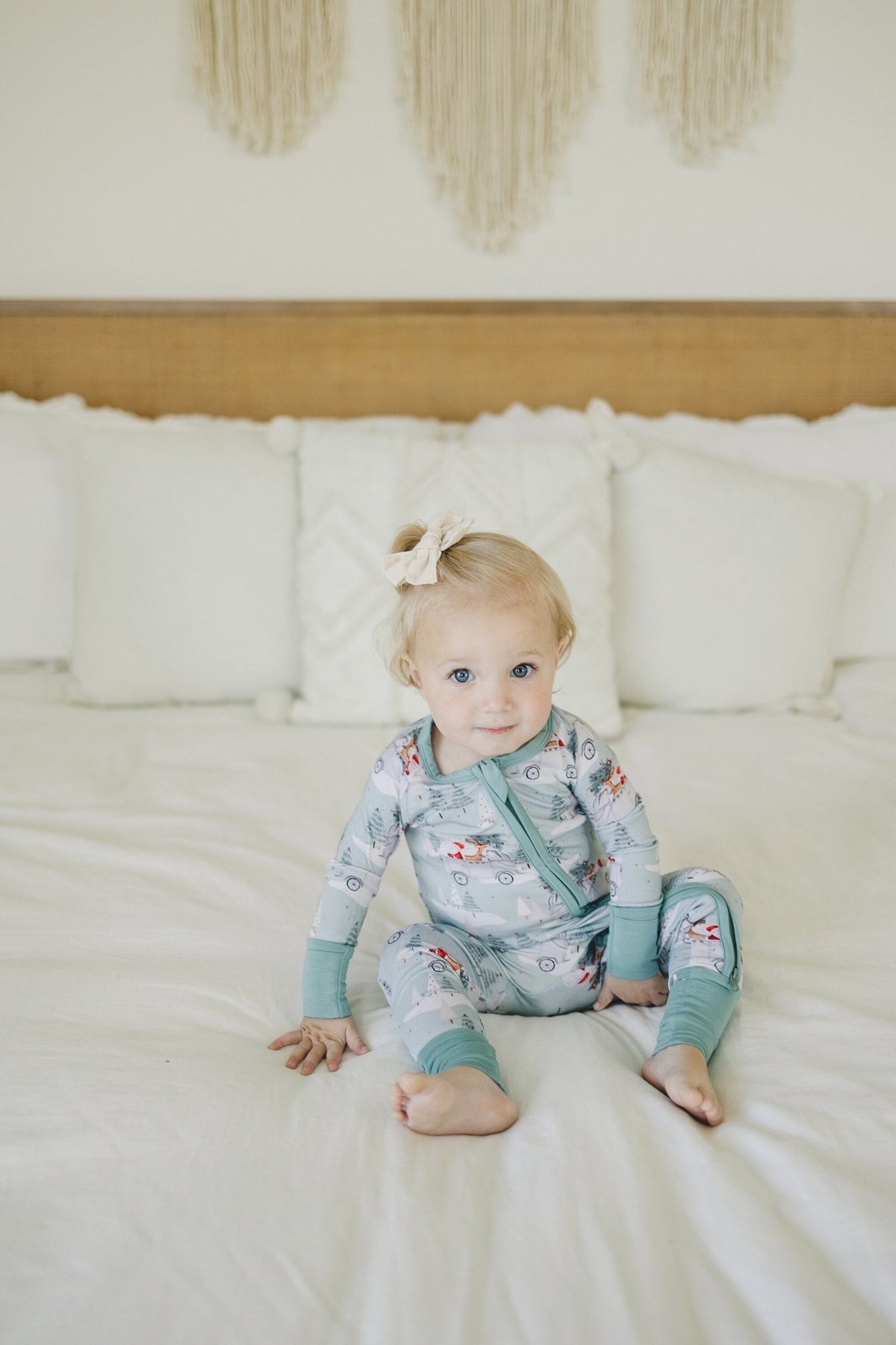 Cruisin' to Christmas Bamboo Zippy Romper - Shop Avnu