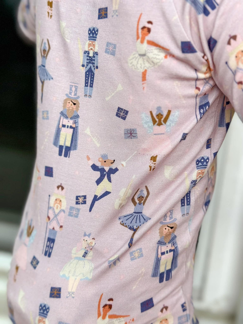 Nutcracker Print Bamboo Zippy Romper *Newborn left - Shop Avnu