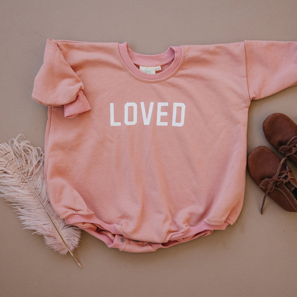 Loved Sweatshirt Romper - more colors - Shop Avnu