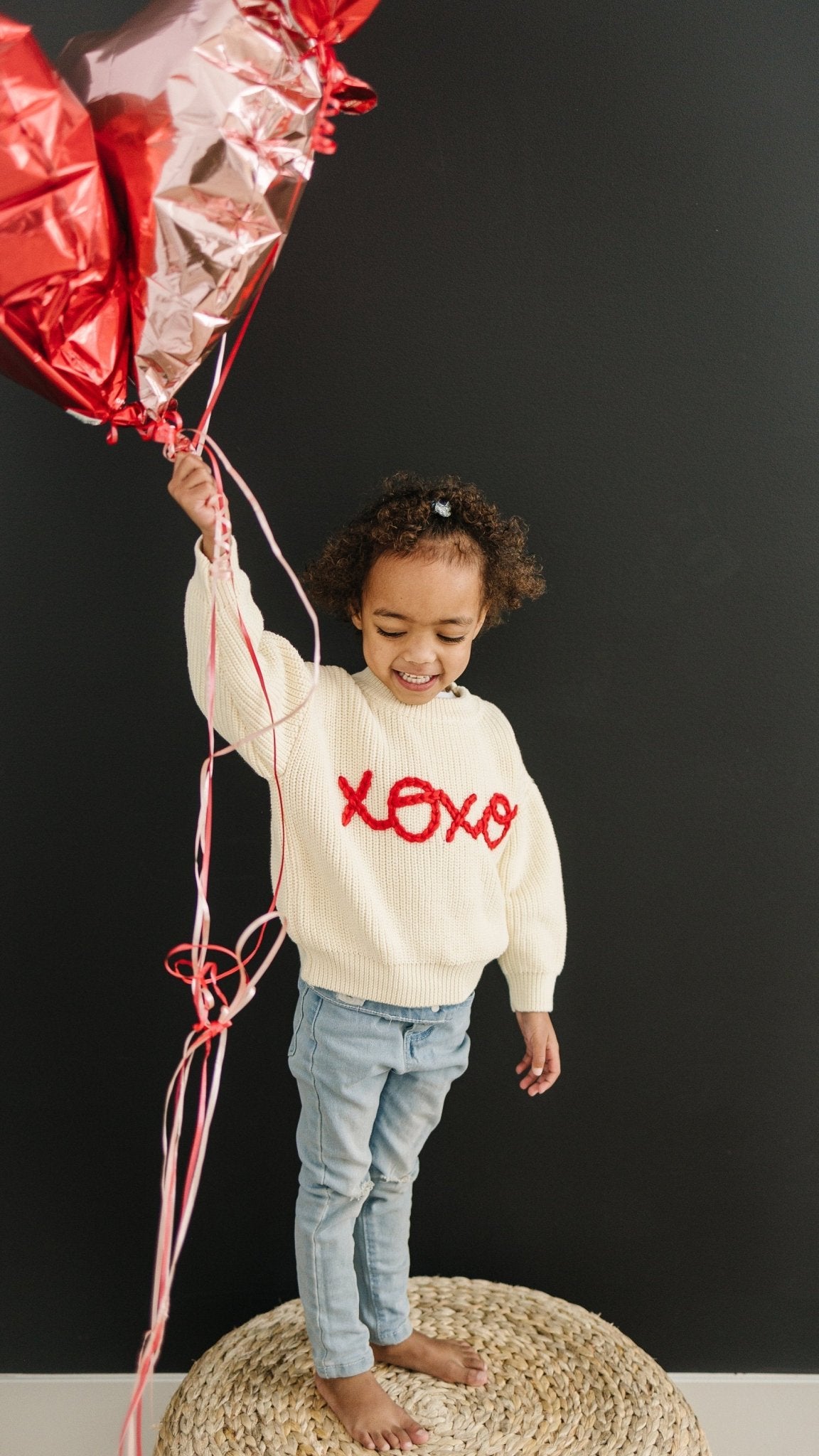 XOXO Hand Embroidered Sweater - Shop Avnu