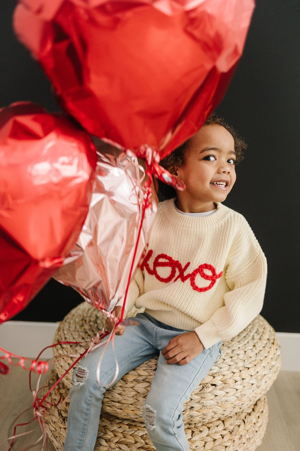 XOXO Hand Embroidered Sweater - Shop Avnu