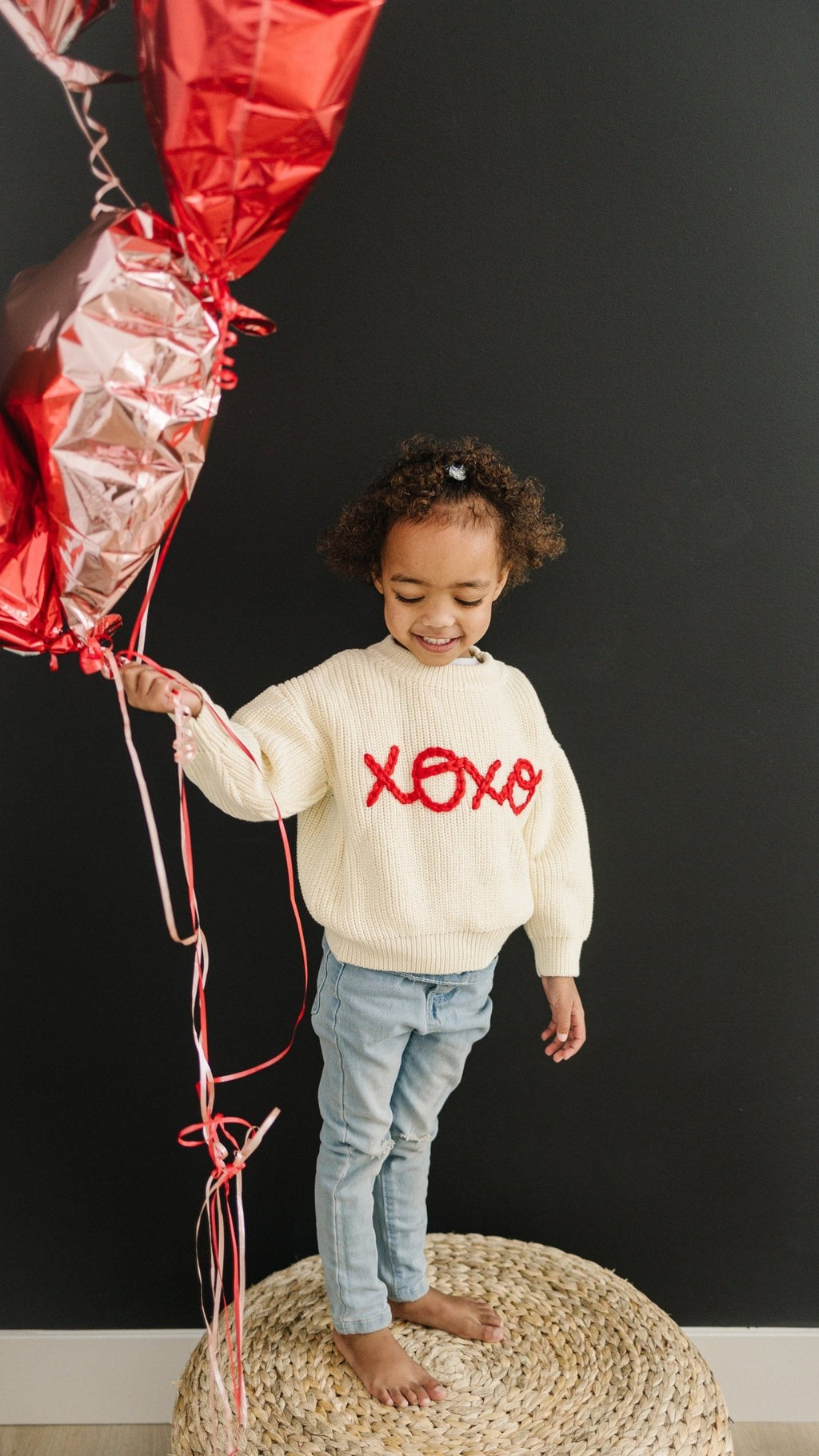 XOXO Hand Embroidered Sweater - Shop Avnu