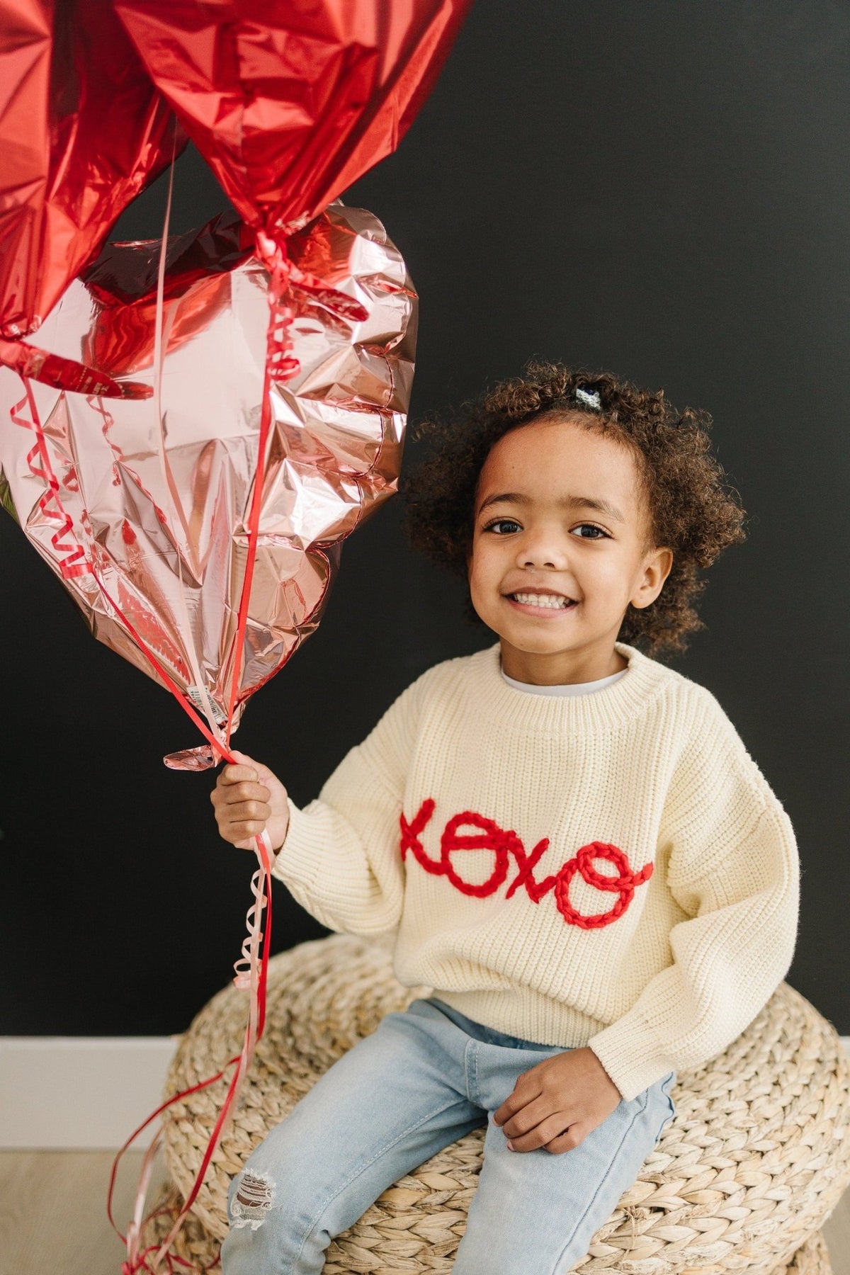 XOXO Hand Embroidered Sweater - Shop Avnu