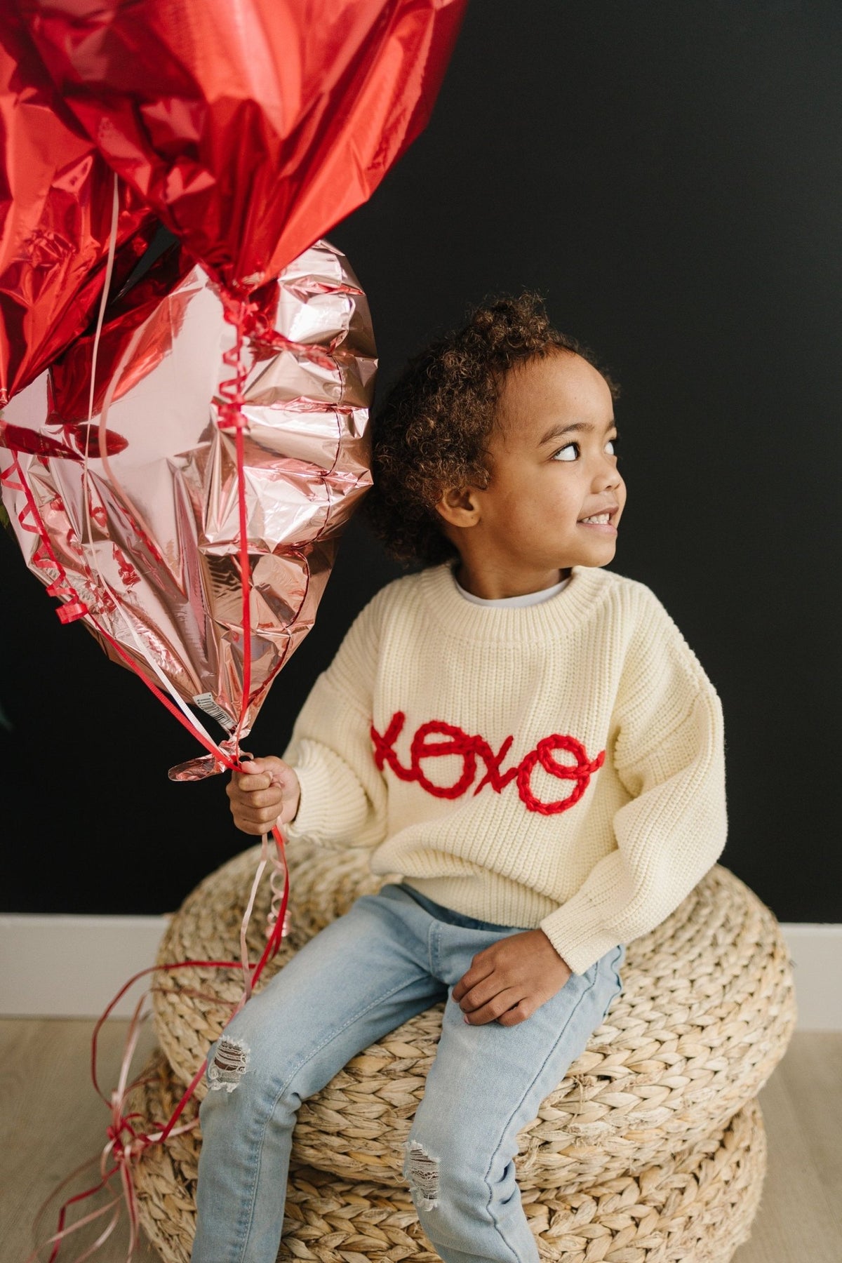 XOXO Hand Embroidered Sweater - Shop Avnu