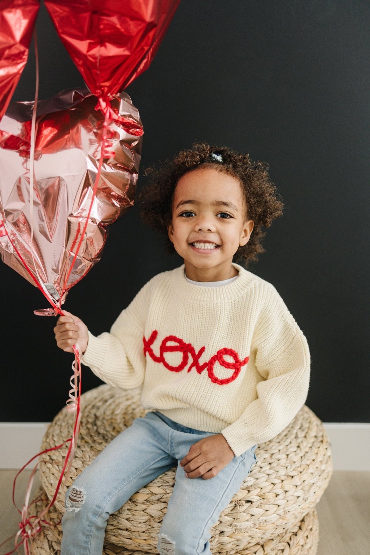 XOXO Hand Embroidered Sweater - Shop Avnu