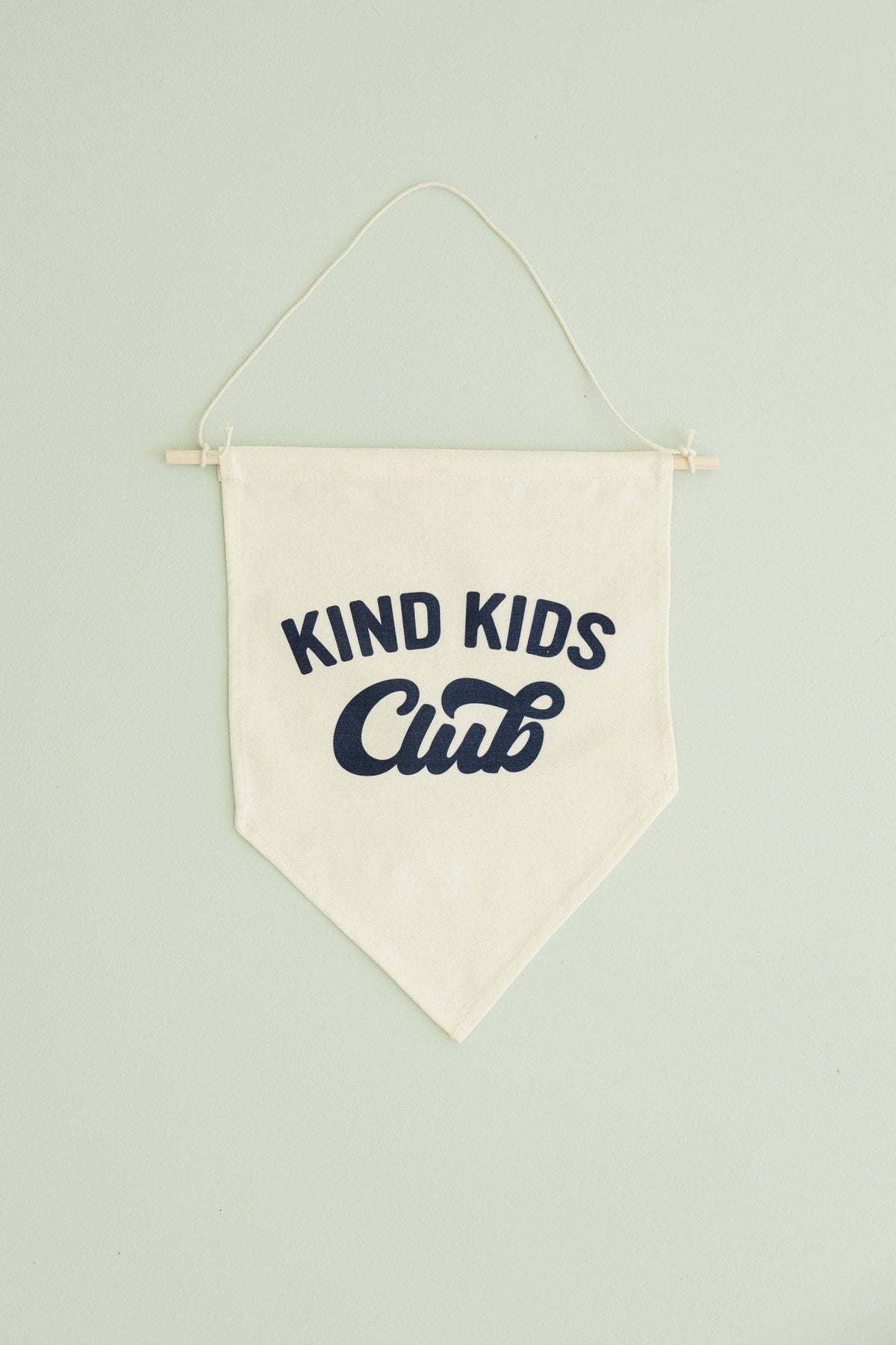 Kind Kids Club Canvas Pennant - Shop Avnu