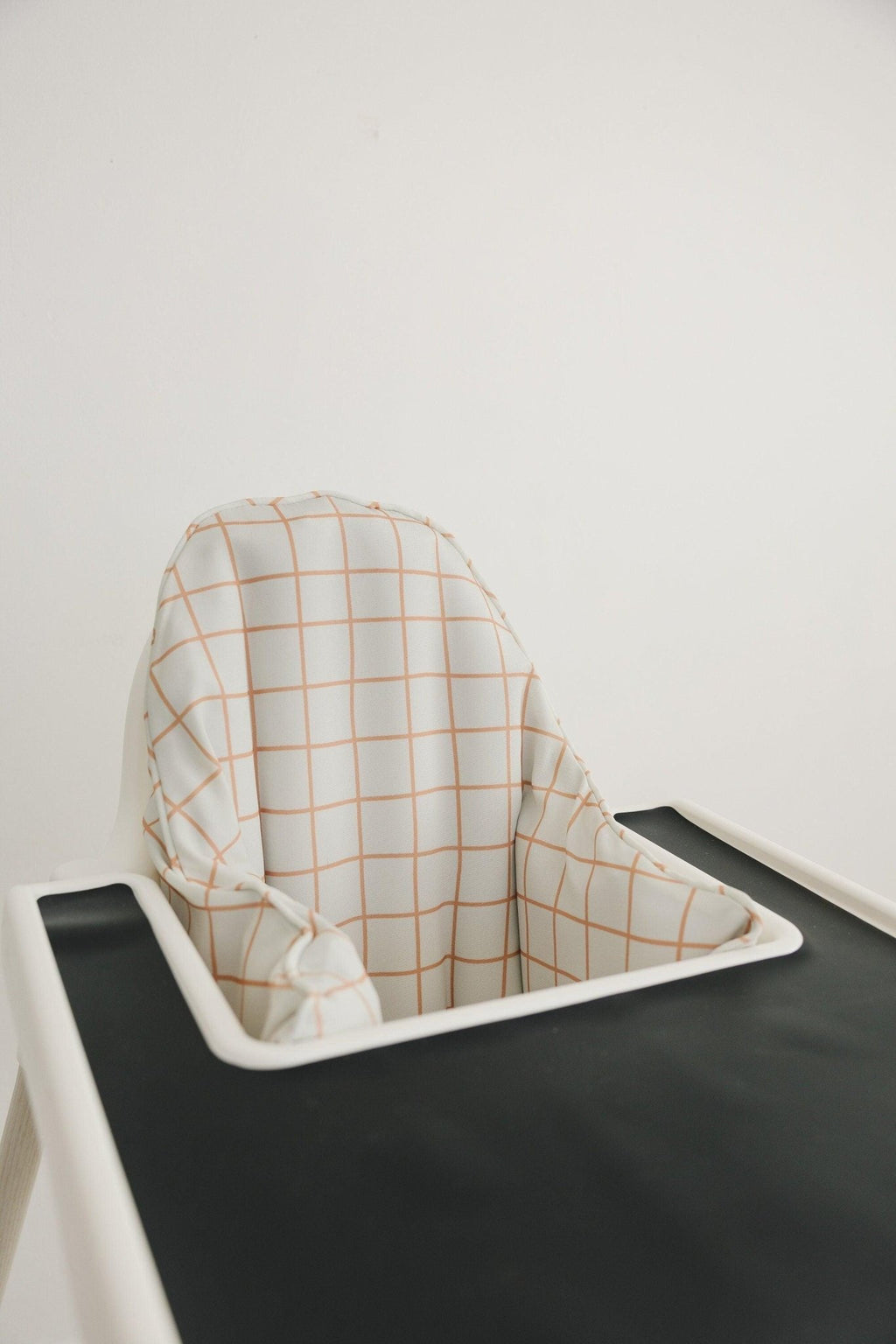 Camel Windowpane Cushion Cover for IKEA Antilop Highchair - Shop Avnu