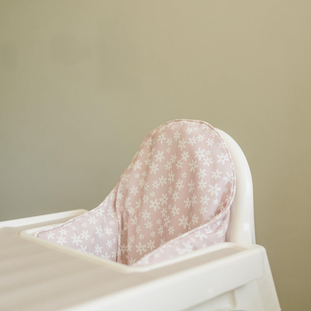Pink Floral Cushion Cover for IKEA Antilop Highchair: Wipeable, Highchair Accessories - Shop Avnu