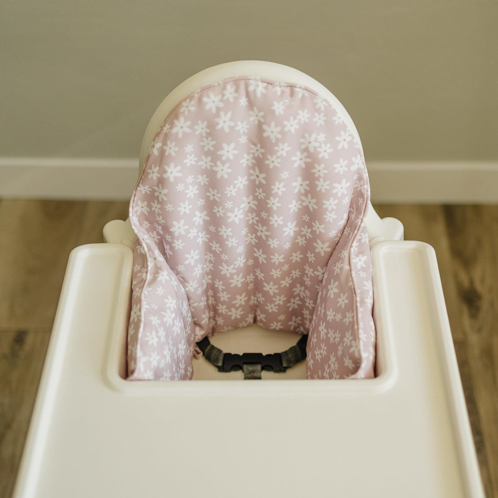 Pink Floral Cushion Cover for IKEA Antilop Highchair: Wipeable, Highchair Accessories - Shop Avnu