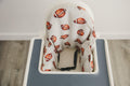 Football Print Highchair Cushion Cover for IKEA Antilop - Wipeable - Shop Avnu
