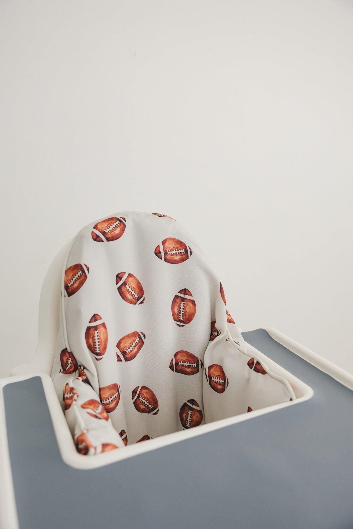 Football Print Highchair Cushion Cover for IKEA Antilop - Wipeable - Shop Avnu