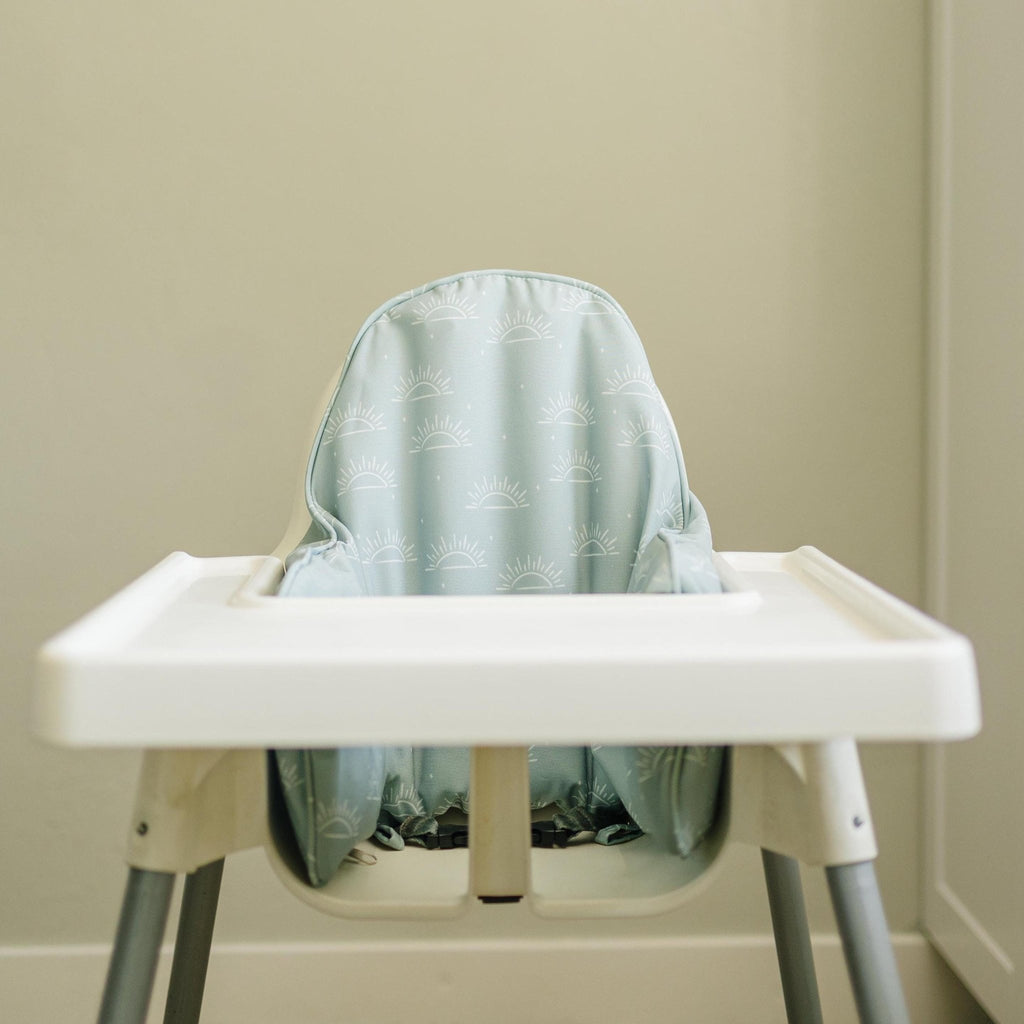 Sage Green Suns IKEA Antilop Highchair Cushion Cover - Wipeable, Highchair Accessories - Shop Avnu