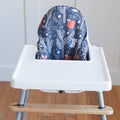 Navy Woodland IKEA Antilop Highchair Cushion Cover - Wipeable - Shop Avnu