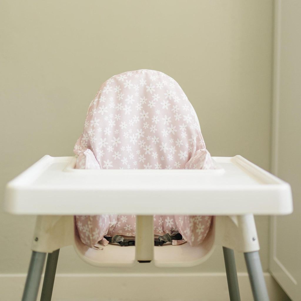 Pink Floral Cushion Cover for IKEA Antilop Highchair: Wipeable, Highchair Accessories - Shop Avnu