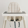 Camel Windowpane Cushion Cover for IKEA Antilop Highchair - Shop Avnu