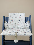 Tiny Tractors Cushion for the Stokke Tripp Trapp Highchair - Wipeable Cover - Baby Highchair Accessories - Shop Avnu