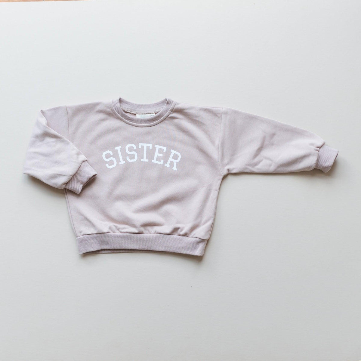 Sister Graphic Crewneck Sweatshirt: French Terry Outfit - Shop Avnu