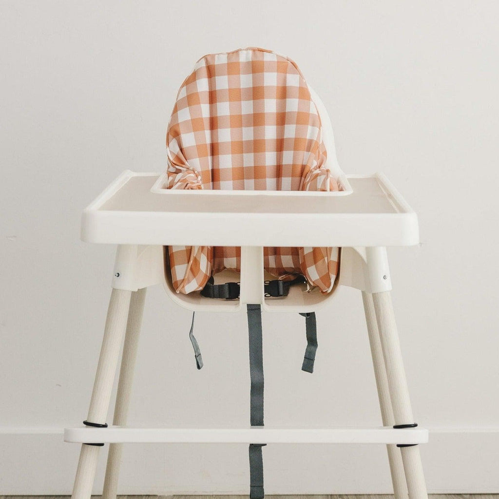 Pumpkin Gingham IKEA Antilop Highchair Cushion Cover – Wipeable - Shop Avnu