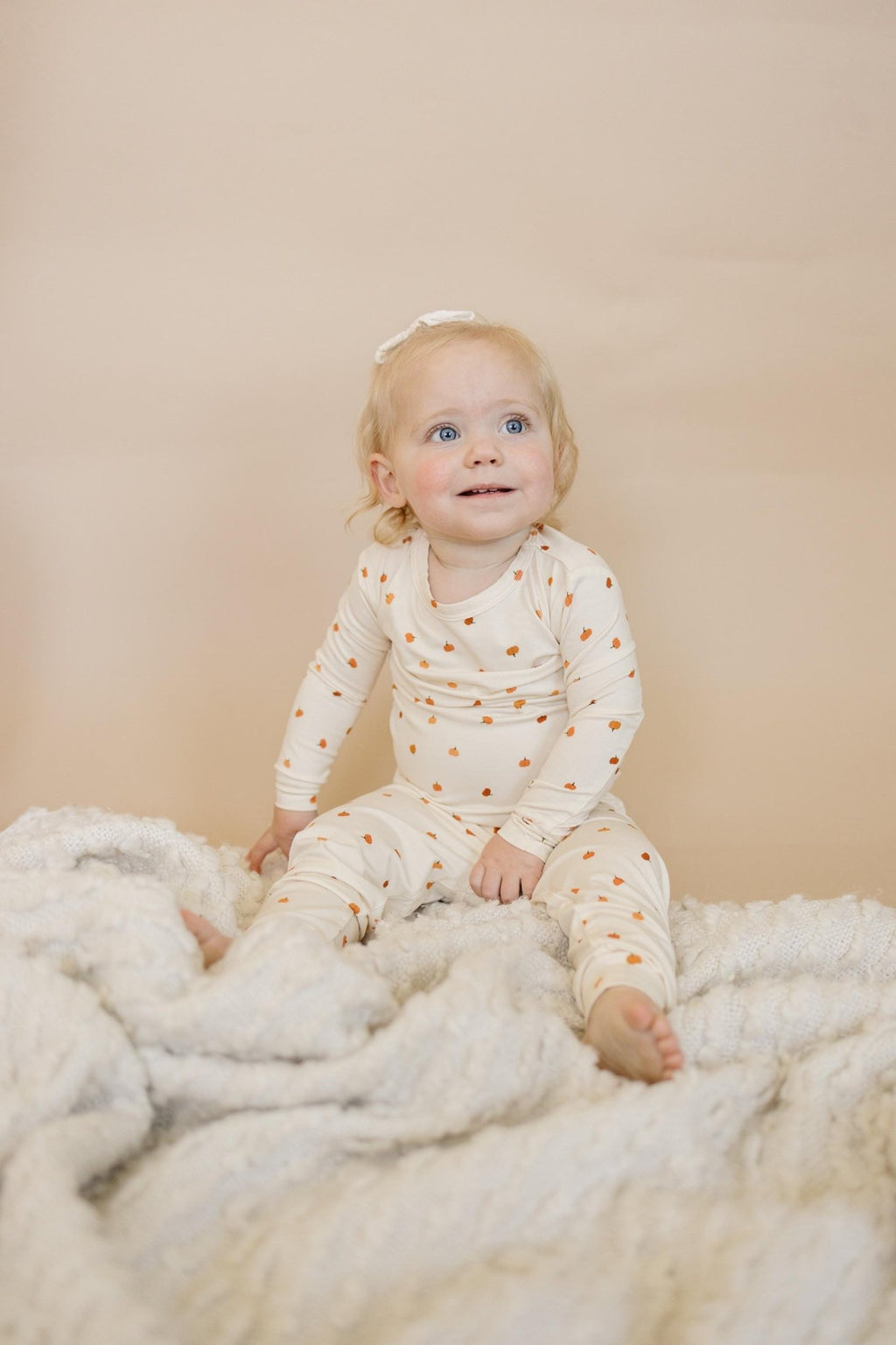 Little Pumpkin 2pc Bamboo Pajamas - Toddler and Kids Fall PJs - Shop Avnu
