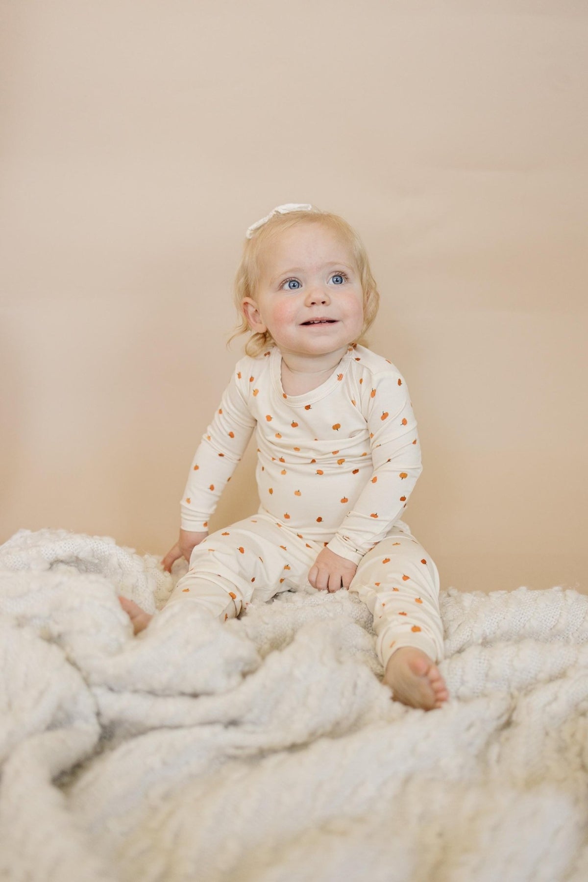 Little Pumpkin 2pc Bamboo Pajamas - Toddler and Kids Fall PJs - Shop Avnu