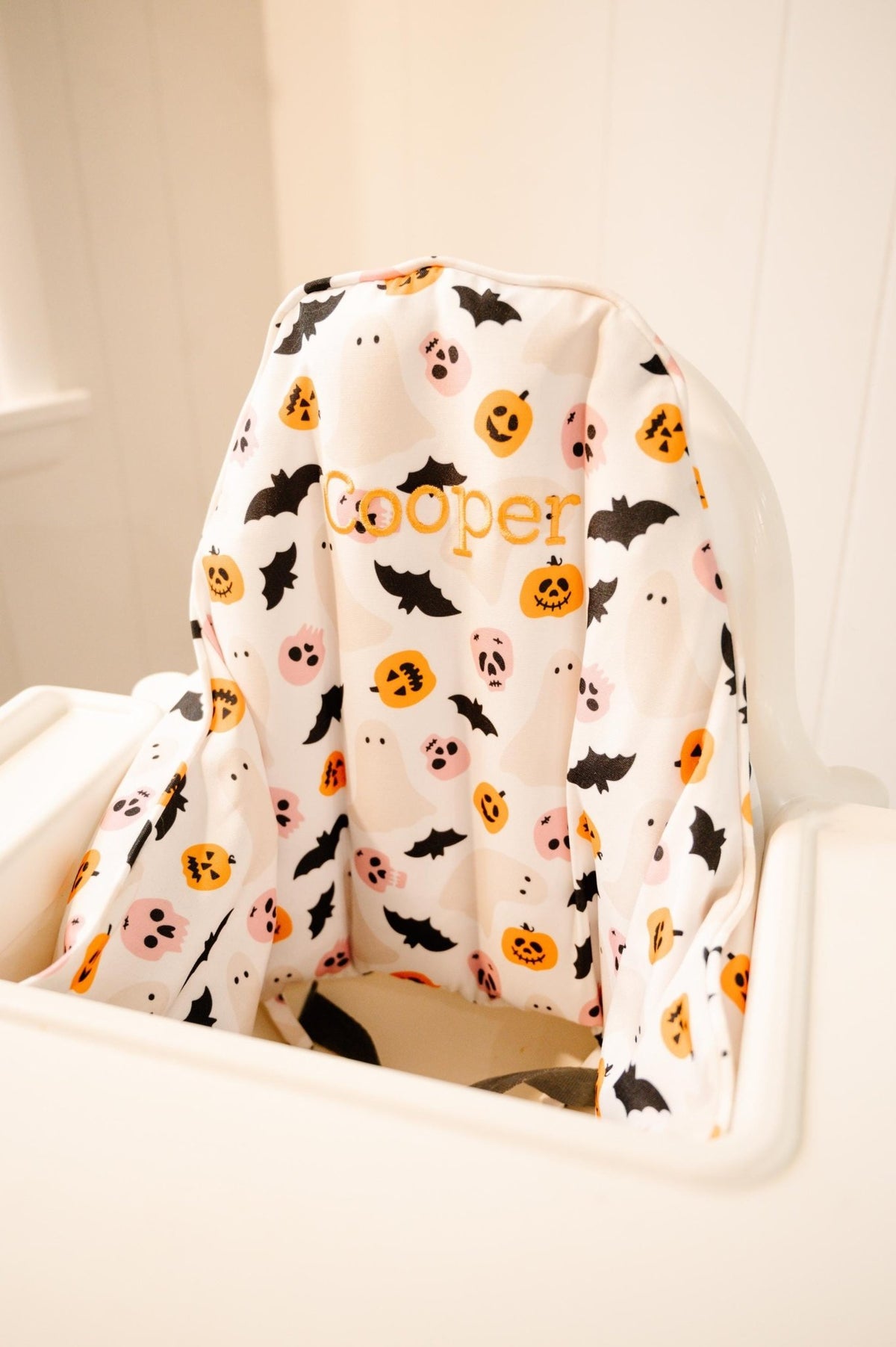 Pumpkin Gingham IKEA Antilop Highchair Cushion Cover – Wipeable - Shop Avnu
