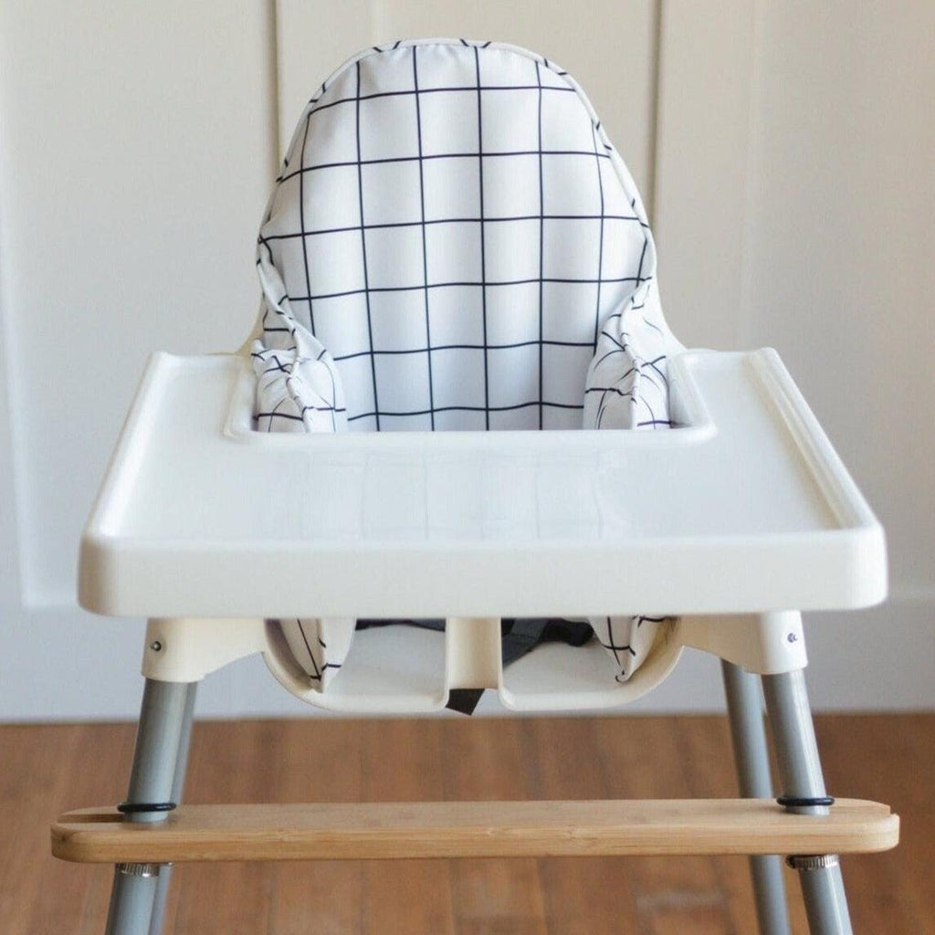 White & Black Windowpane IKEA Antilop Cushion Cover - Shop Avnu