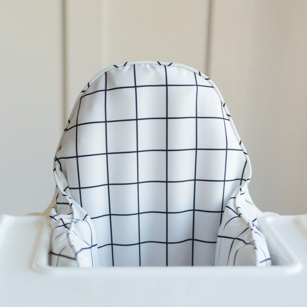 White & Black Windowpane IKEA Antilop Cushion Cover - Shop Avnu