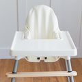 Off - White Vegan Leather IKEA Antilop Cushion Cover - Shop Avnu