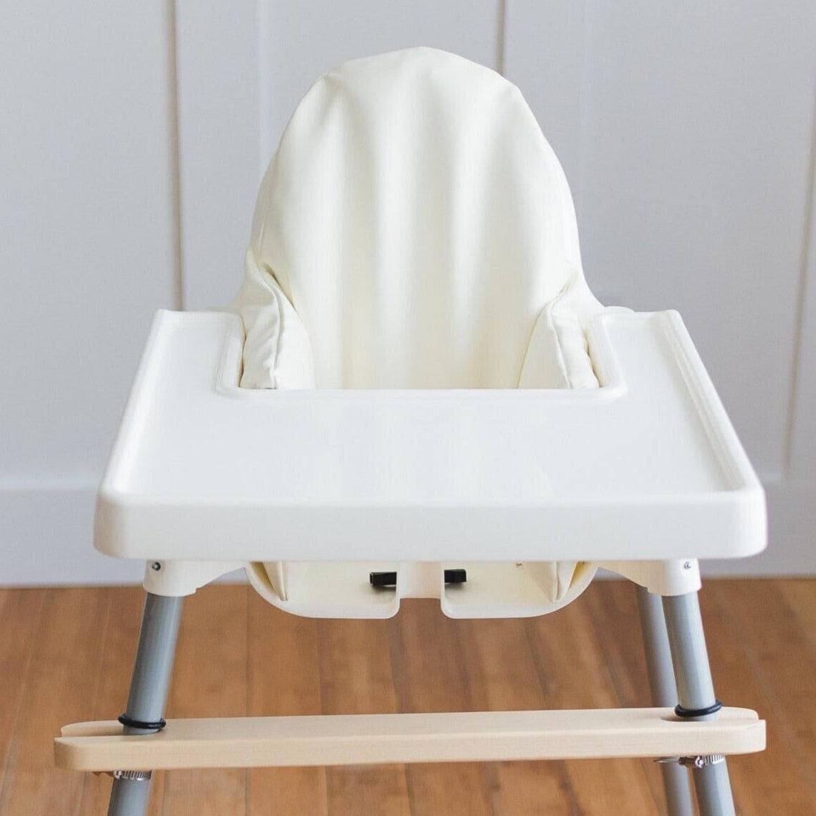 Off - White Vegan Leather IKEA Antilop Cushion Cover - Shop Avnu