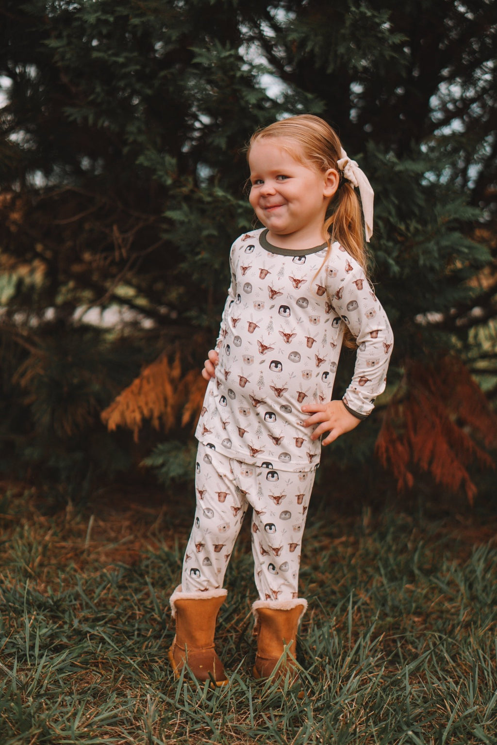 North Pole Pals 2pc Bamboo Pajamas - Shop Avnu