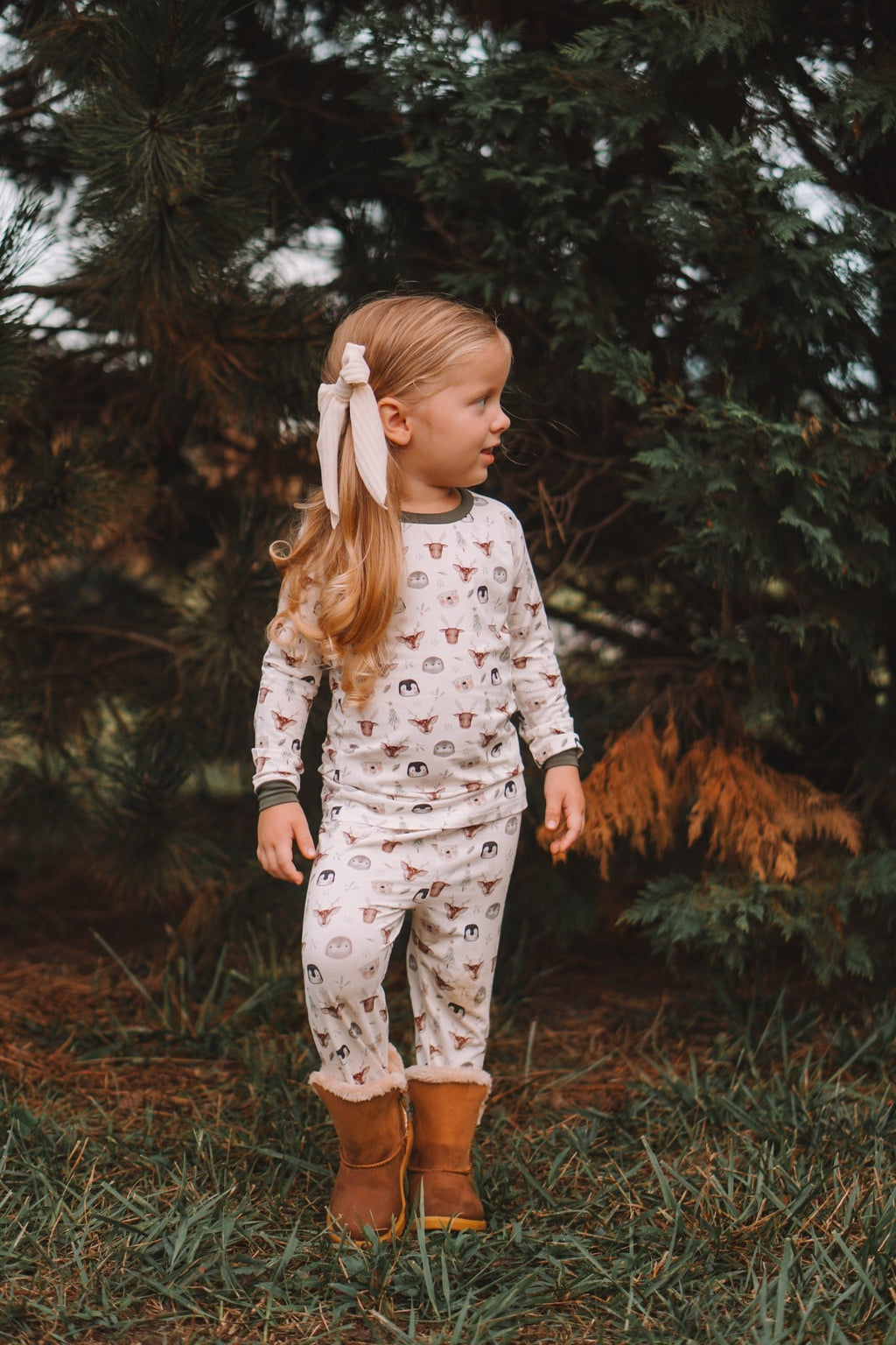 North Pole Pals 2pc Bamboo Pajamas - Shop Avnu