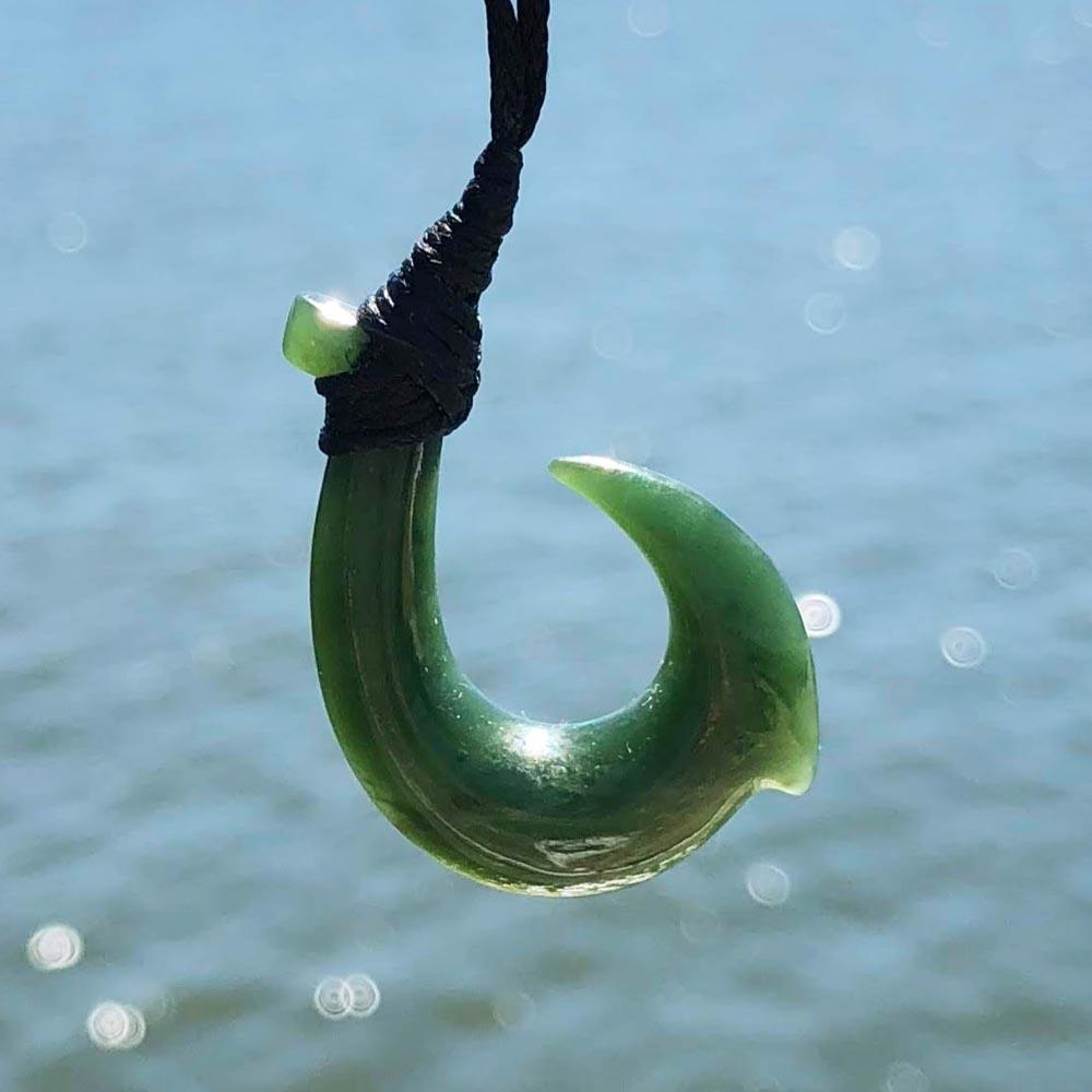 Jade Hook Pendant, 3743 - Shop Avnu