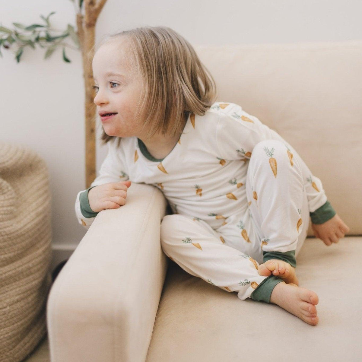 Keep Calm and Carrot On 2pc Bamboo Pajamas - Shop Avnu